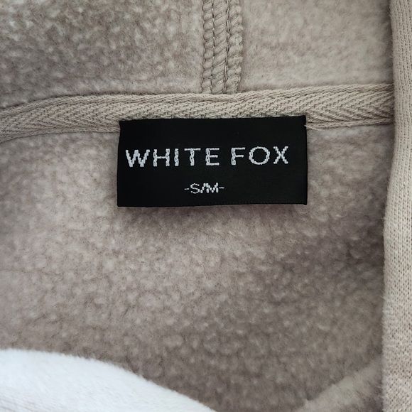 White Fox Boutique Beige Hoodie - Picture 3 of 4